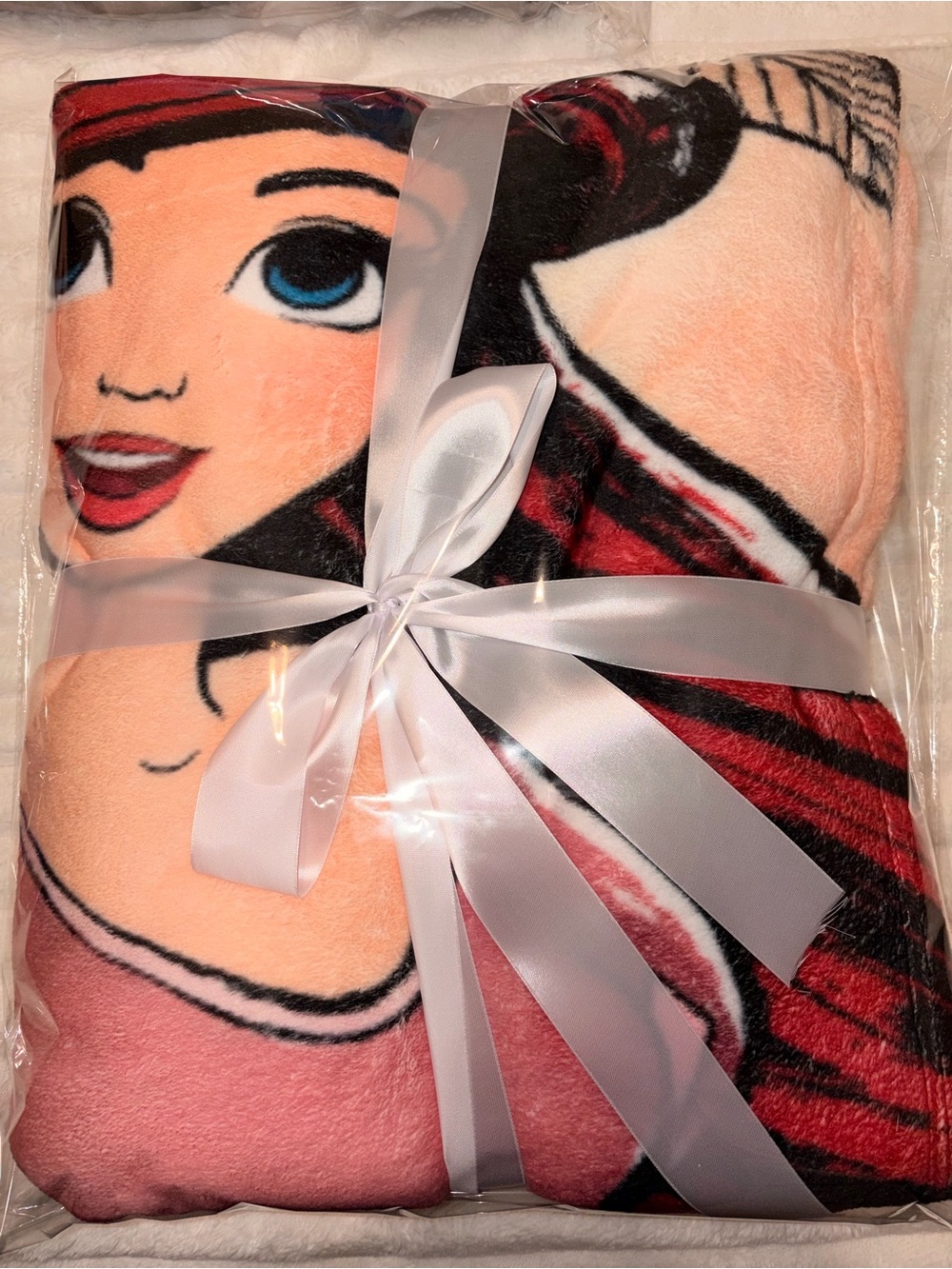 60”x80” Disney Pink Princesses Plush Throw Blanket